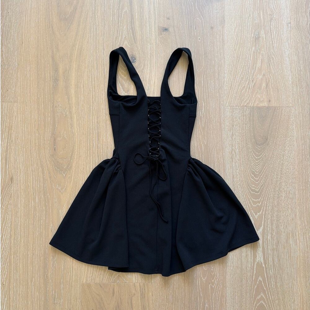 White Fox Mini Dress Sleeveless Moonlight Magic Size S Black - Picture 2 of 7